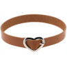 Joy Jewels Ras de cou Heart Attach Marron